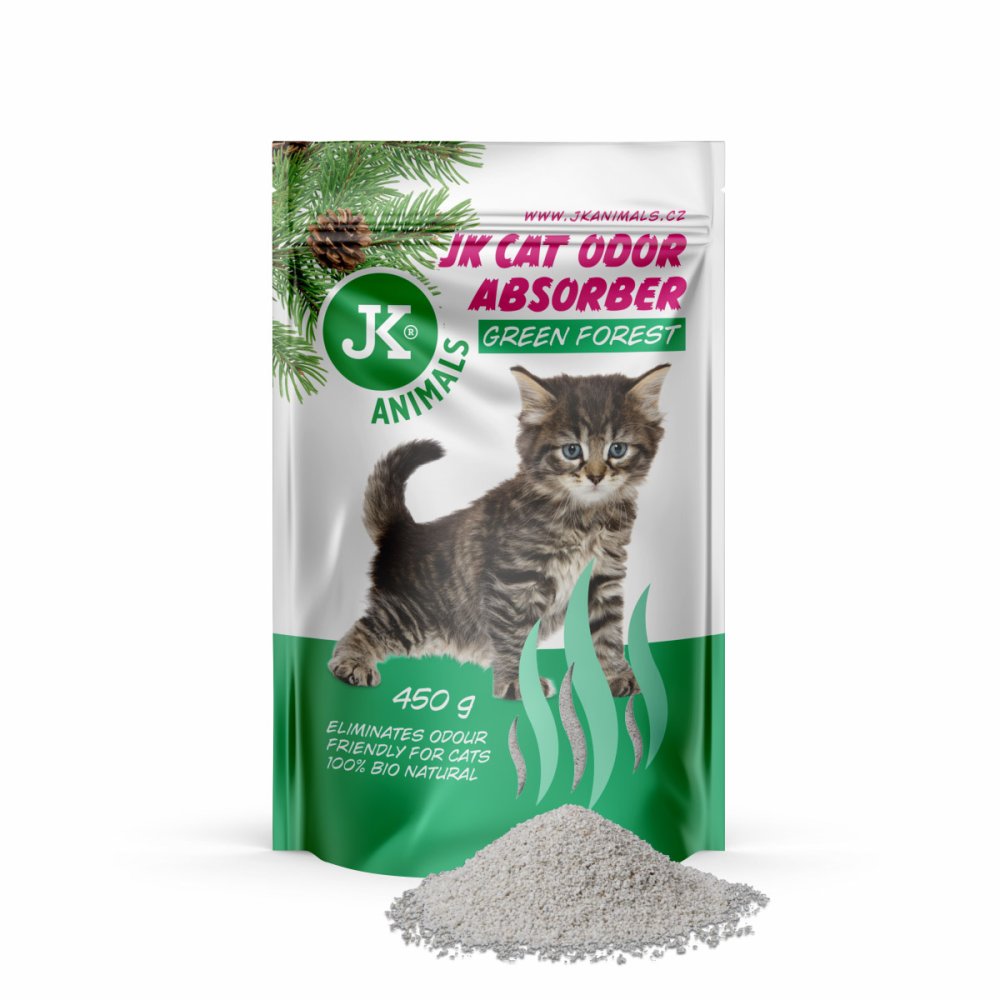 JK Citrus Absorber, szagmegkötő, 450 g – zöld erdő