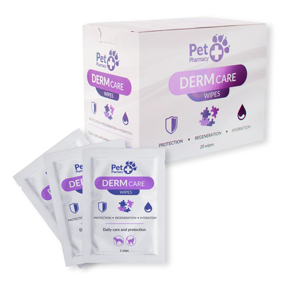 DERM CARE Wipes, 20 ks